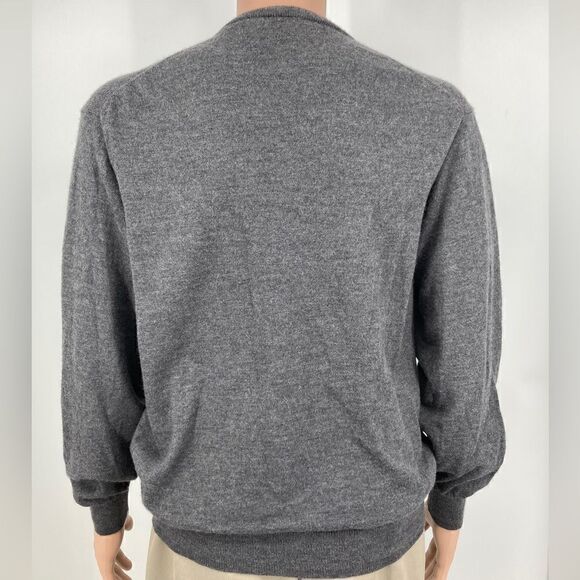 Jos.A.Bank Signature Collection 100% Merino Wool Charcoal Pullover Sz XL - Picture 6 of 7